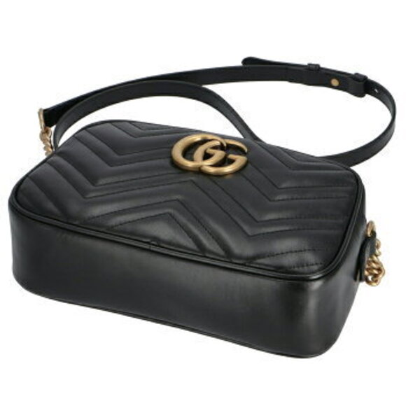 Gucci GG Marmont Shoulder Bag Black - Picture 4 of 7